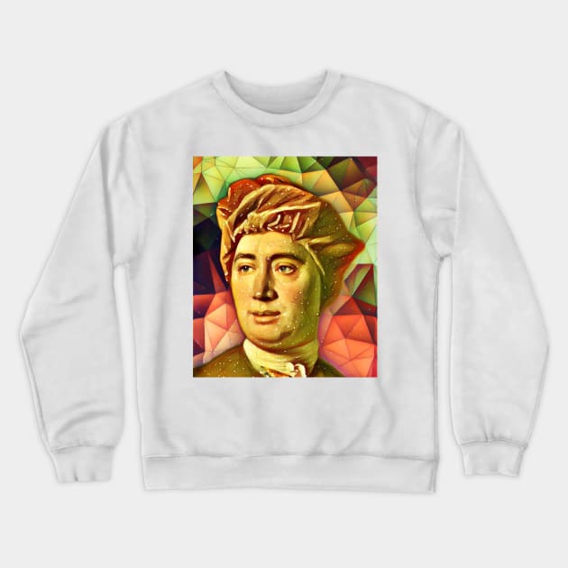 David Hume Snow Portrait | David Hume Artwork 15 Crewneck Sweatshirt by JustLit
